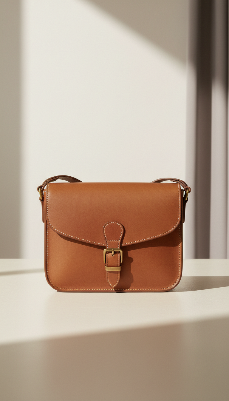 Signature Leather Crossbody Bag