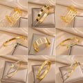 Stainless Steel Bracelets with Diamond Accents for Women